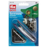 Drukknopen Prym Sport en Camping zwart brons 15mm 10 stuks 390199 Drukkers PRM390199 4002273901998 - Fourniturenkraam.nl